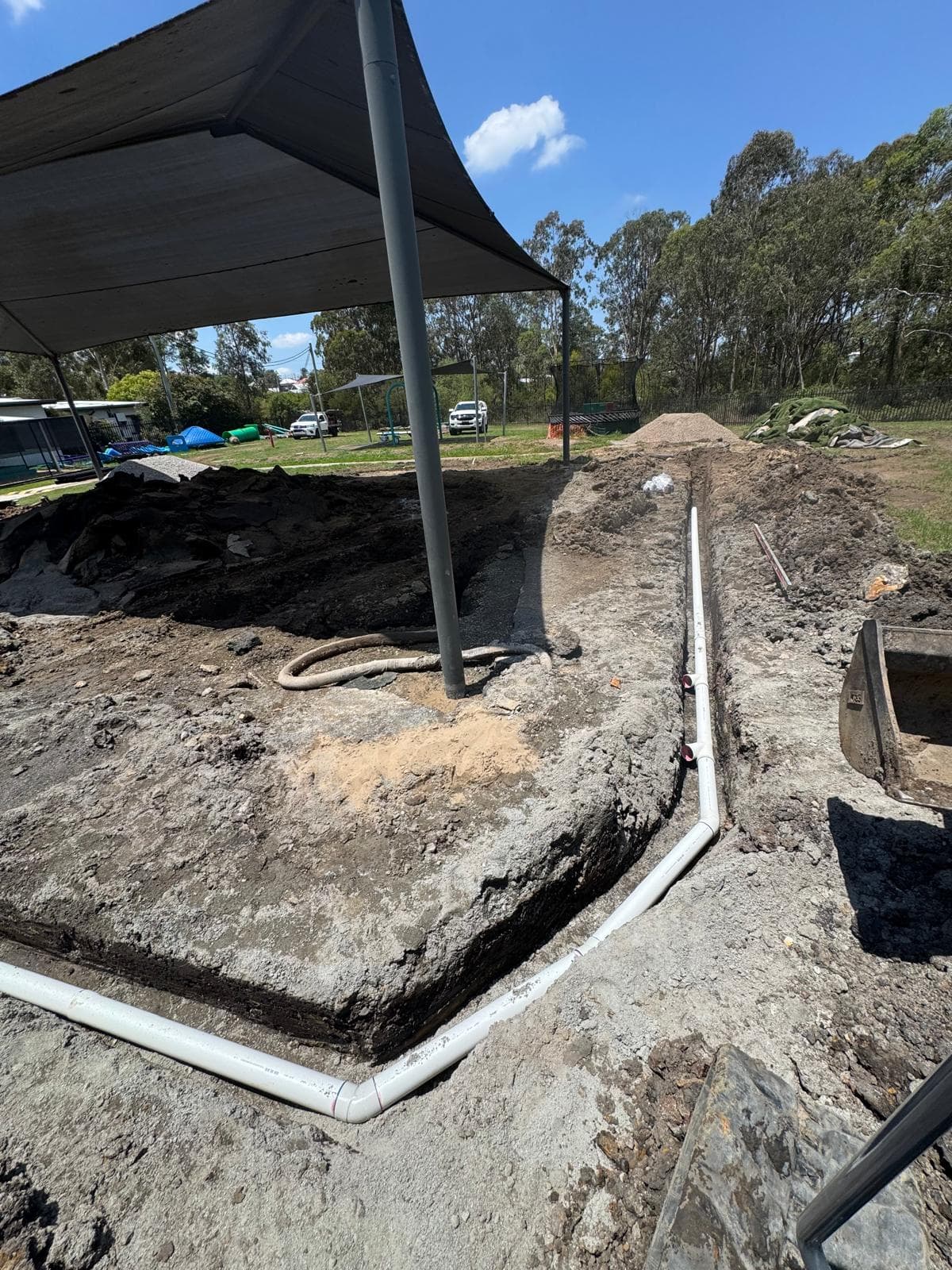 Civil works in progress