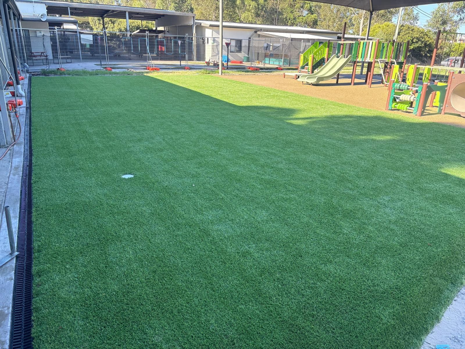 Synthetic turf and playground overview